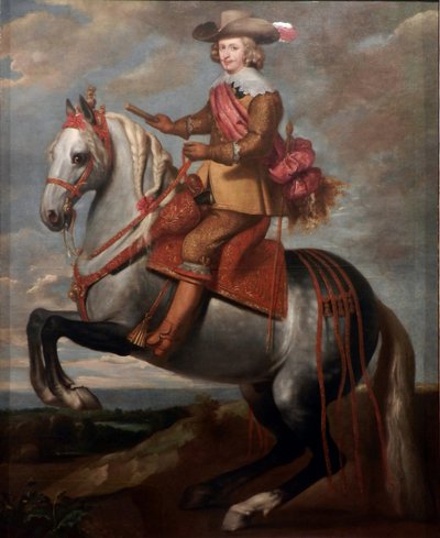 オーストリアの枢機卿インファンテフェルディナンドの乗馬の肖像 作： Caspar de Crayer