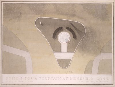 (泉のデザイン、コネチカット州リッジフィールド） 作： Cass Gilbert