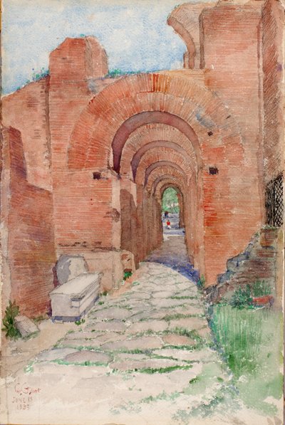 ネロ宮殿のアーチ、1933 年。 作： Cass Gilbert