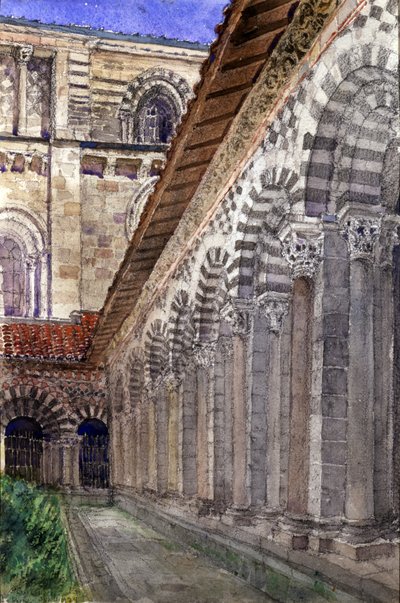 ル・ピュイの大聖堂回廊、1929年。 作： Cass Gilbert