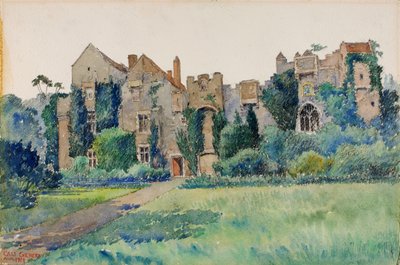 コンプトン城、デヴォンシャー、イングランド、1928 年。 作： Cass Gilbert