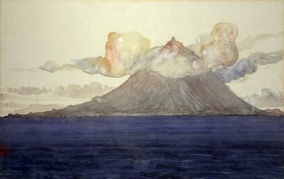 ピコ山、アゾレス諸島、1905 年。 作： Cass Gilbert