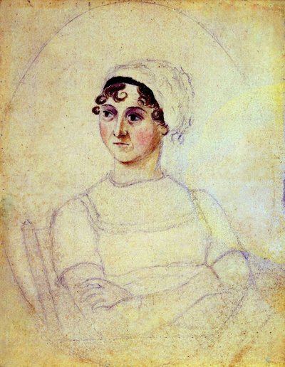 ジェーン・オースティン（1810年） 天野1による修復＆リマスター 作： Cassandra Austen