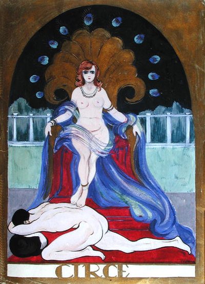 キルス、1900-20年頃（紙に水彩） 作： Castana Castana