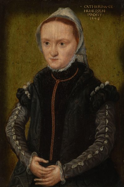 女性の肖像 作： Catharina van Hemessen