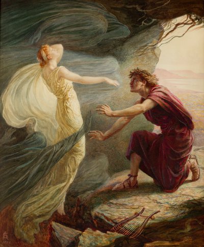オルフェウスとユーリディツェ 作： Catharine Adelaide Sparkes