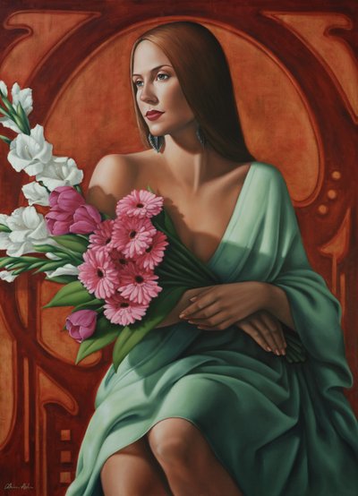 グレース（リネンの油） 作： Catherine Abel