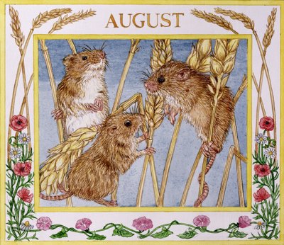 8月（紙にトイレ） 作： Catherine Bradbury