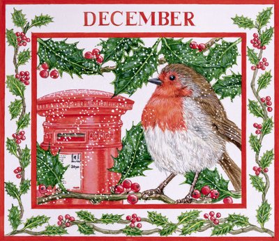 12月（紙にトイレ） 作： Catherine Bradbury