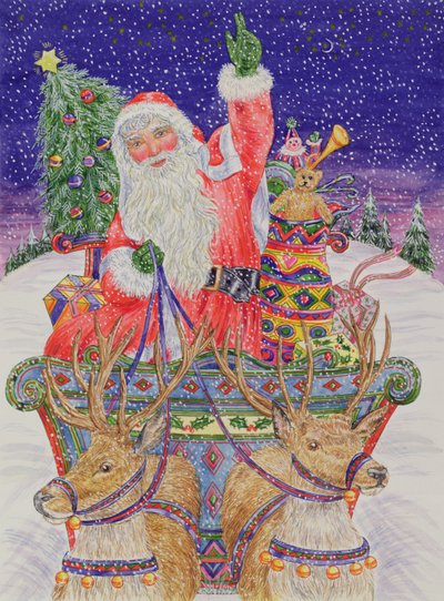 父のクリスマスがクリスマスイブに出発（紙にトイレ） 作： Catherine Bradbury