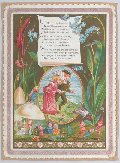 バレンタイン、1874年。 作： Catherine Greenaway