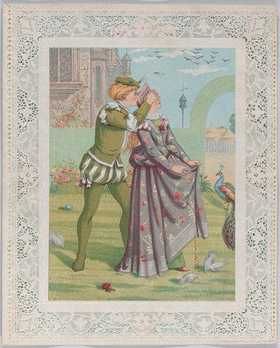 バレンタイン、1876年。 作： Catherine Greenaway