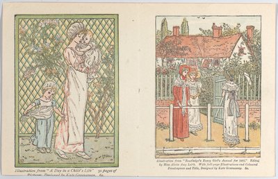 バレンタイン、1882年。 作： Catherine Greenaway