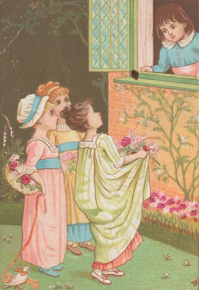 バレンタイン、1883年。 作： Catherine Greenaway