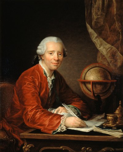 ジャン・ル・ロン・ダランベールの肖像 1717-1783, 1777. 作： Catherine Lusurier