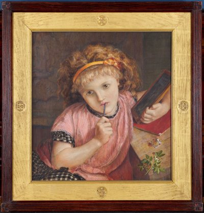 奥深い問題: 9 と 6 の組み合わせ 作： Catherine Nee Madox Brown Hueffer