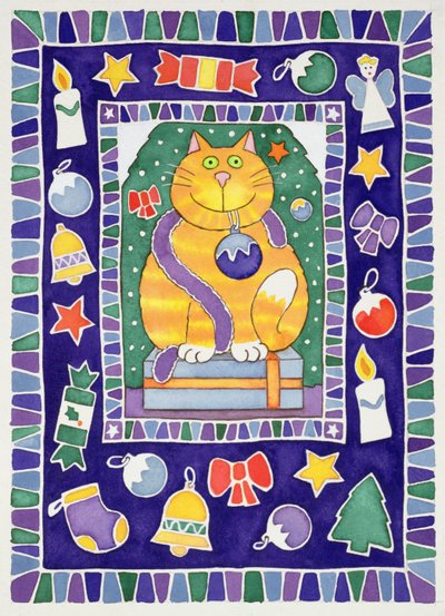 猫のクリスマス、1995（WC） 作： Cathy Baxter