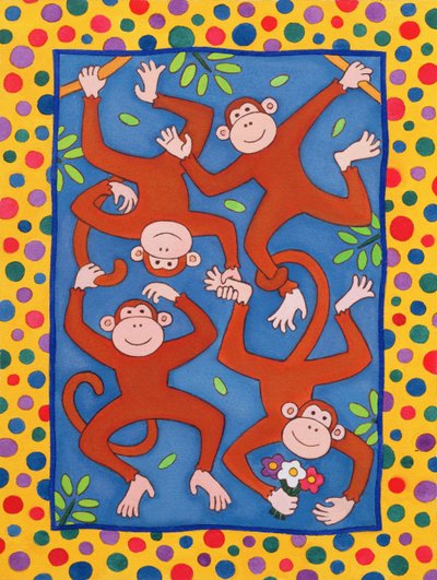 生意気なサル（wc） 作： Cathy Baxter