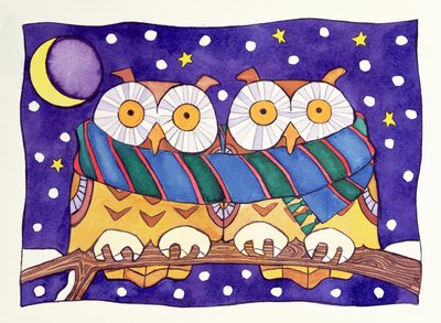 夜のフクロウ 作： Cathy Baxter