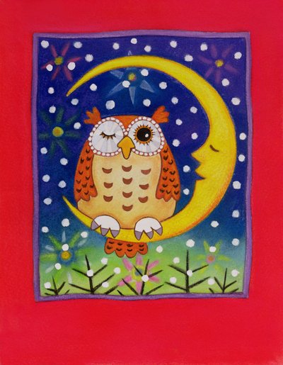 ウィンクフクロウ、1997 作： Cathy Baxter