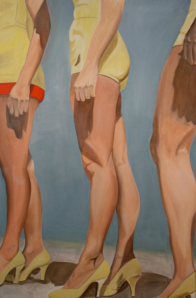 Legs, 2007（キャンバスに油彩） 作： キャシー・ロマックス