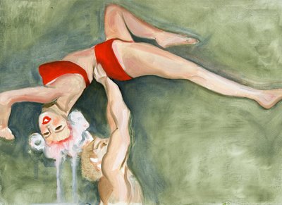 恋する女神の避けられない結末（ジェイン4）, 2008 (キャンバスに油彩) 作： Cathy Lomax