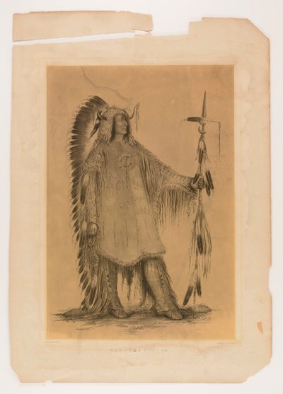 マンダンの酋長マ・ト・パ 作： Catlin, George