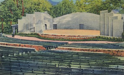 円形劇場、イロコイ公園、1942 作： Caufield and Shook