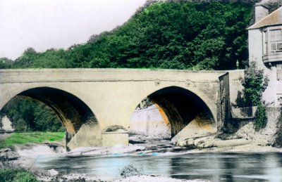 アラン川に架かる橋、アラン橋、スターリング、1926年。 作： Cavenders Ltd