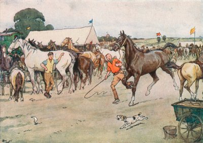 馬フェア。 。 。 「交渉、駆け引き、打ち倒しが非常に多かった」 作： Cecil Charles Windsor Aldin