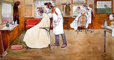 Air getting rayther thin on the crown」R.S.サーティース著「ハンドリークロス」のイラスト（紙に水彩とペン＆インク） 作： Cecil Charles Windsor Aldin