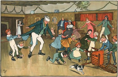 クリスマスの楽しみ 作： Cecil Charles Windsor Aldin
