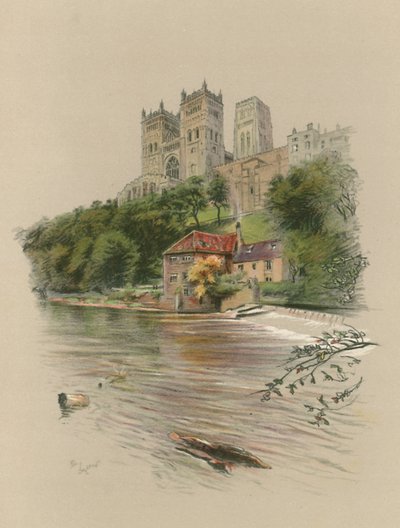 ダラム大聖堂 作： Cecil Charles Windsor Aldin