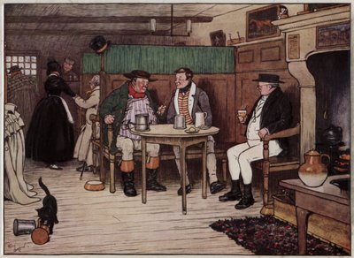 セシル・アルディンによるピクウィック・ペーパーのイラスト 作： Cecil Charles Windsor Aldin