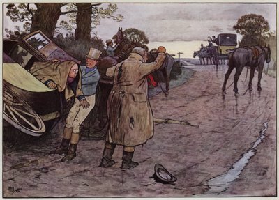 セシル・アルディンによるピクウィック・ペーパーのイラスト 作： Cecil Charles Windsor Aldin