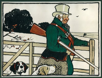 オールドイングリッシュのスポーツとゲーム。射撃 作： Cecil Charles Windsor Aldin