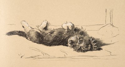 ラフダシュンドの子犬の詳細、1930年、彼のスケッチブックのイラストはJust Among Friendsのアルディン、セシルチャールズウィンザー（1870-1935）で使用され、後にエアアンドスポットティスウッドリミテッド、1934年に出版されました。 作： Cecil Charles Windsor Aldin