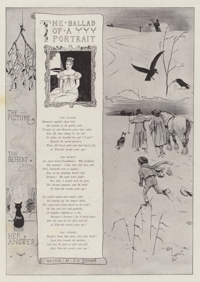 JDサイモンによる肖像画のバラード 作： Cecil Charles Windsor Aldin