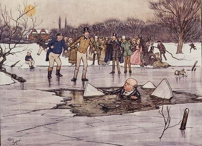 壊れた氷 作： Cecil Charles Windsor Aldin