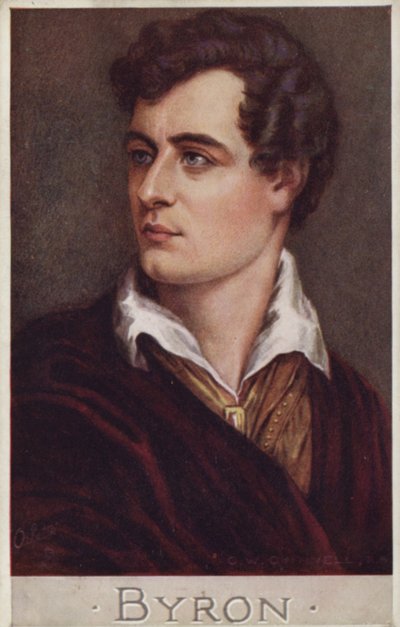 バイロン卿（1788-1824）、イギリスの詩人 作： Cecil Watson Quinnell