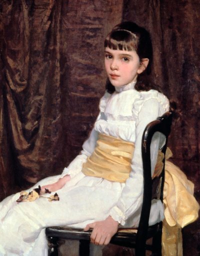 小さな女の子、1887 作： Cecilia Beaux