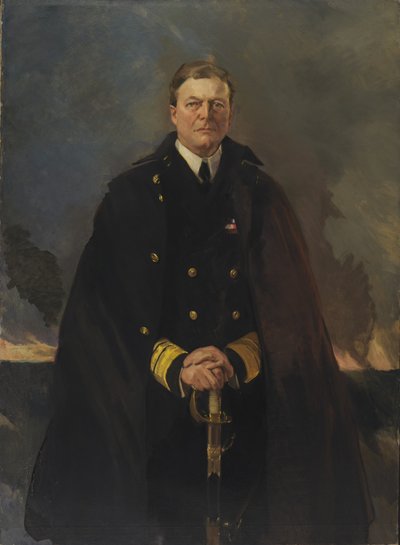 サー・デイヴィッド・ビーティ提督（ビーティ卿 作： Cecilia Beaux