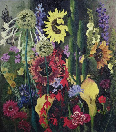 ガーデンランドスケープNo.2 作： Cedric Morris