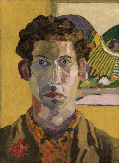 自画像 作： Cedric Morris