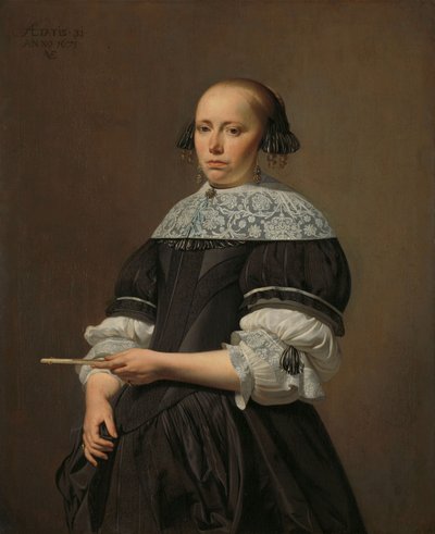 エリザベス・ファン・ケッセル（1640-1717）、ウィレム・ヤコブス・バートの妻 作： Cesar Boetius van Everdingen