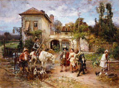 ドン・キホーテ、 作： Cesare Auguste Detti