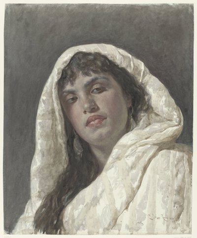 東洋人女性の胸像 作： Cesare Biseo