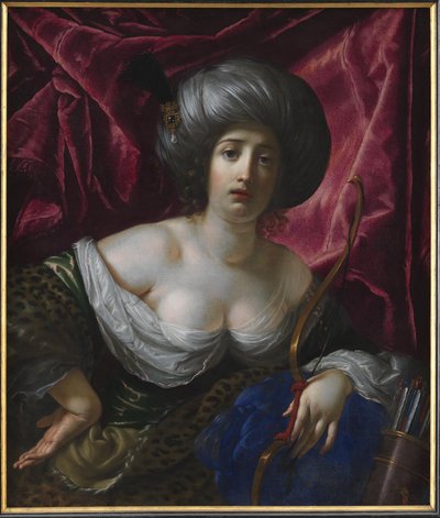 女神ダイアナとして描かれた女性 作： Cesare Dandini