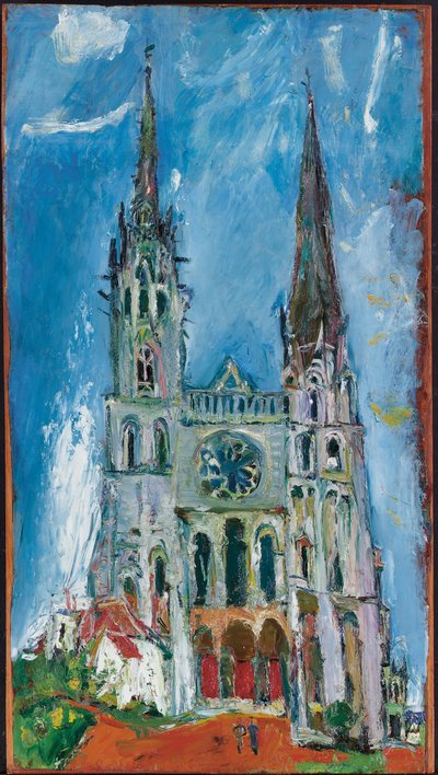 シャルトル大聖堂、1933 作： Chaim Soutine