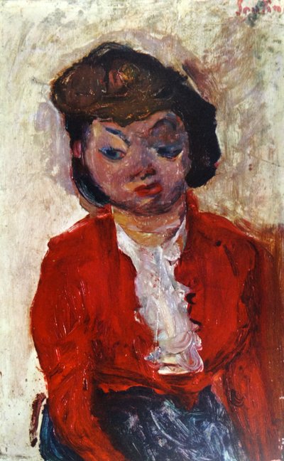 Chaïm Soutine（1893 1943）の「English Woman 1922」。 作： Chaim Soutine